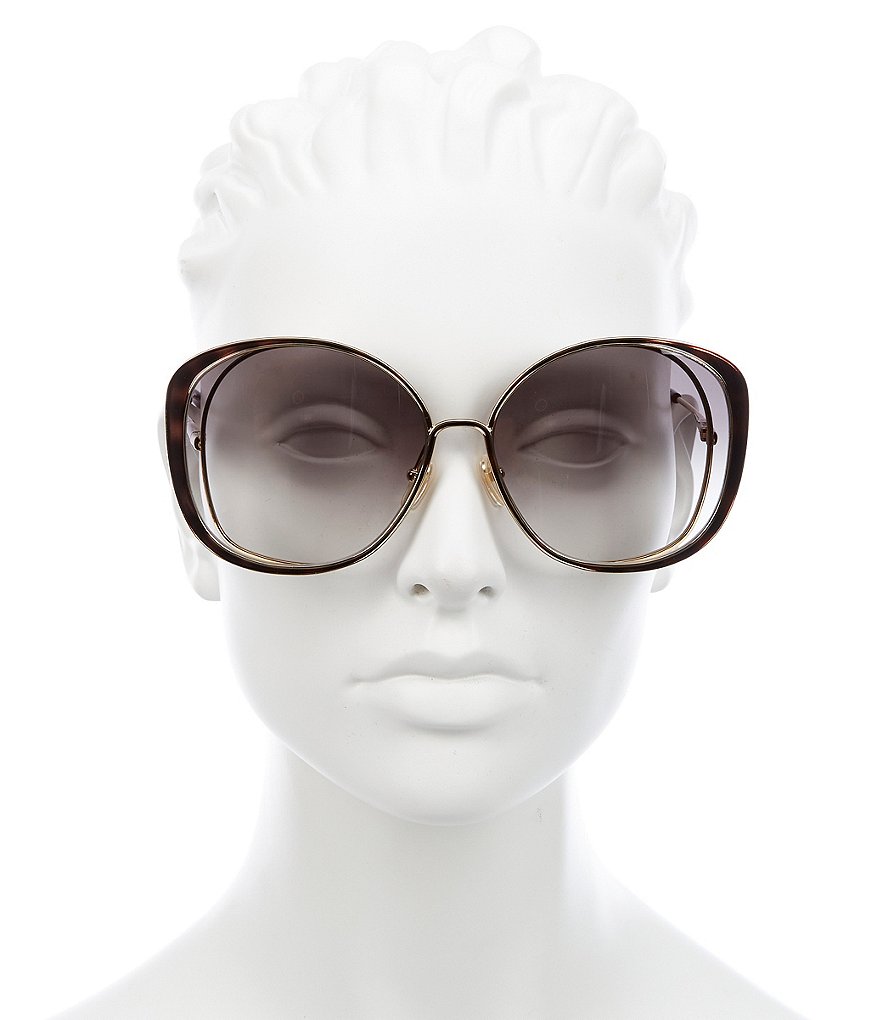 Chloe Women's Ch0036s Round 63mm Sunglasses