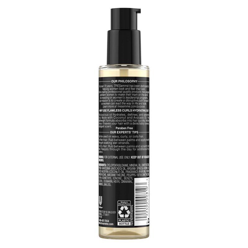 Tresemme Flawless Curls Coconut & Avocado Hydrating Hair Oil  - 3.2 fl oz