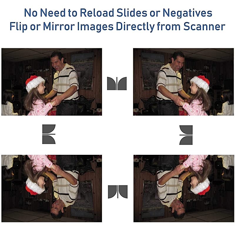 FS-Five Digital Film & Slide Scanner - Converts 35mm, 126, 110, Super 8 & 8mm Film Negatives & Slides to JPEG - Includes Large Bright 5-Inch LCD, Easy-Load Film Inserts Adapters