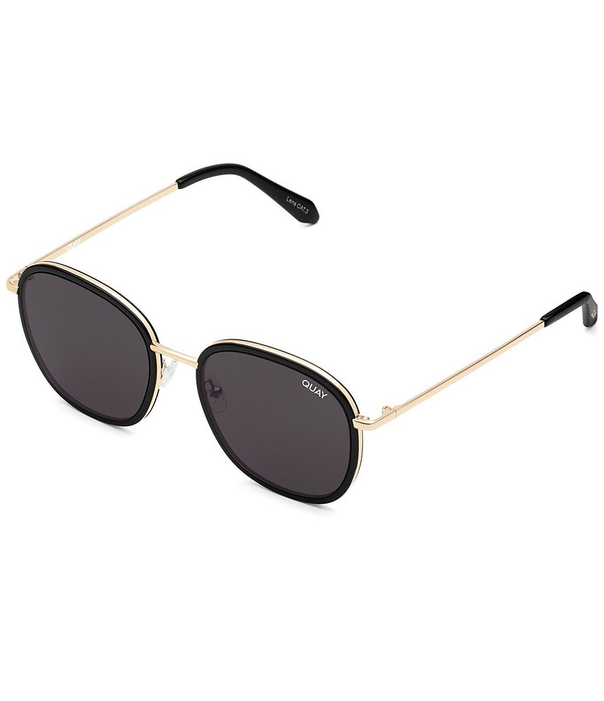 Quay Australia Jezabell Inlay Round Sunglasses
