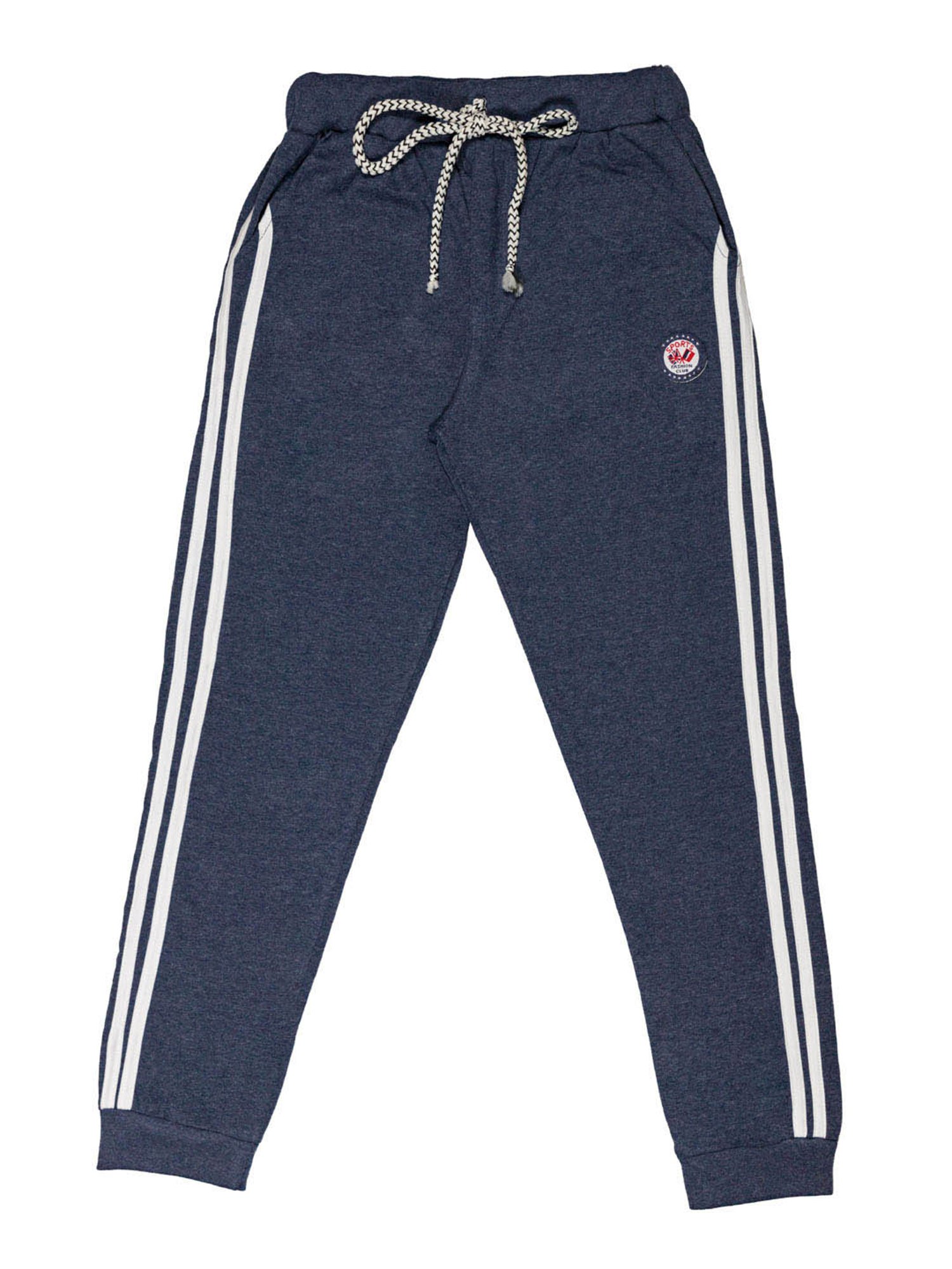 Todd N Teen Kids Grey & Blue Graphic Print Joggers (Pack Of 2)