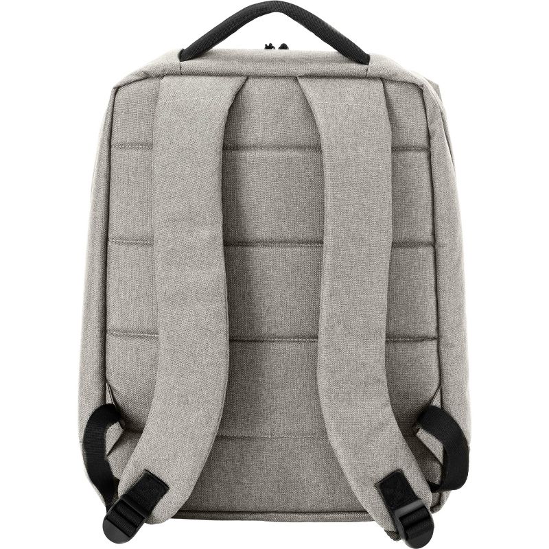 WIB Miami City Slim Backpack for up-to 14.1" Notebook , Tablet, eReader - Green - Twill Polyester - Twill Polyester, Microsuede - Shoulder Strap