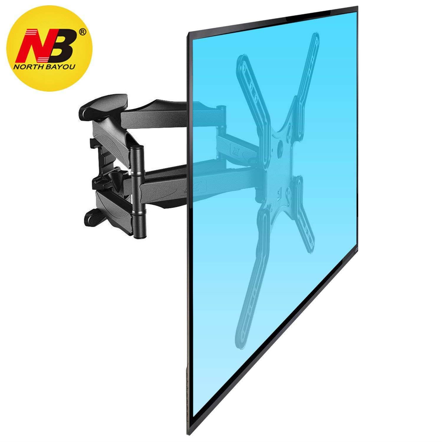 NB AV Mount P5 Articulating Cantilever Full-Motion Mount for 32'' - 55" LED, LCD, OLED and Plasma HD TV Flat Screen TVs up to 80 lbs