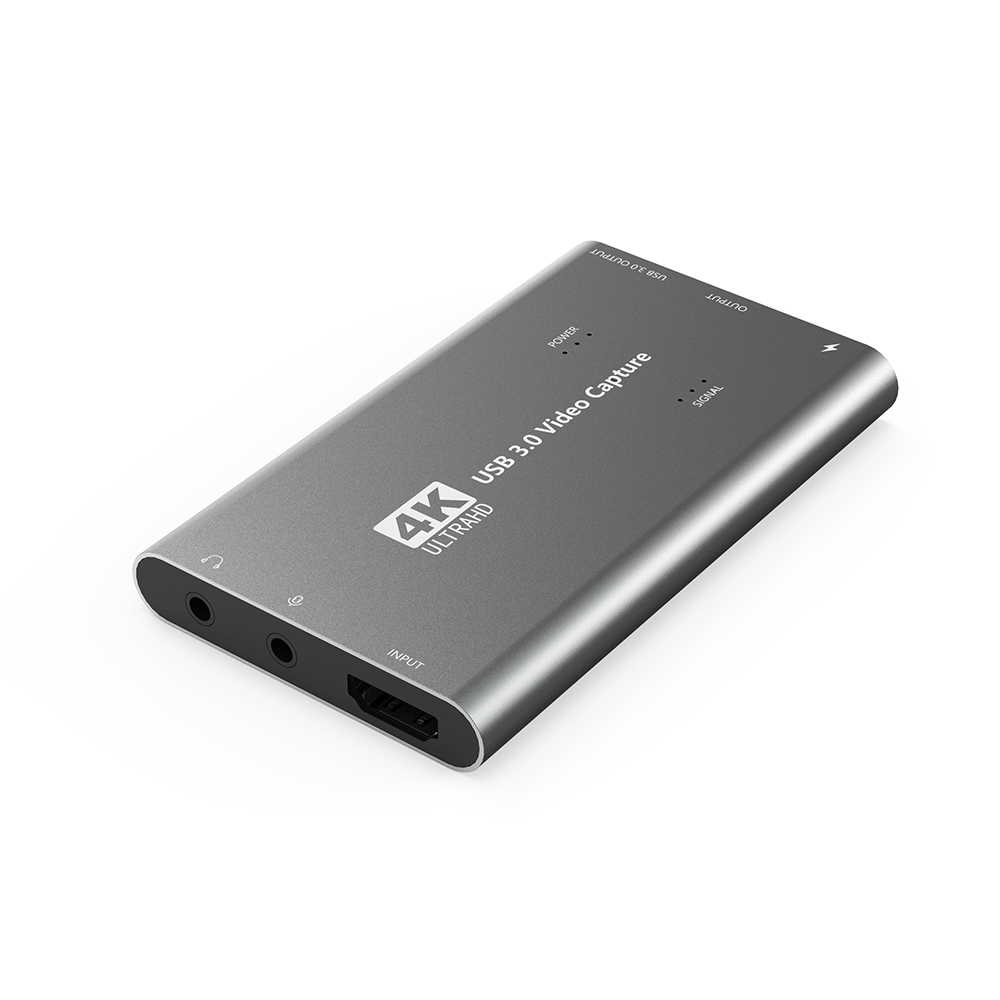 Sishuo  Video Capture Card, 1080P 60FPS HDMI Game Capture Card, 4K HDMI Capture Card for Gaming, Streaming, Teaching, Video Conference, Live Broadcasting, OBS Live Streaming Recorder Device.