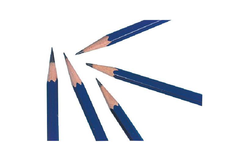 General's Hexagonal Non-Toxic Drawing Pencil, 6H Thin Tip, Blue, pk of 12