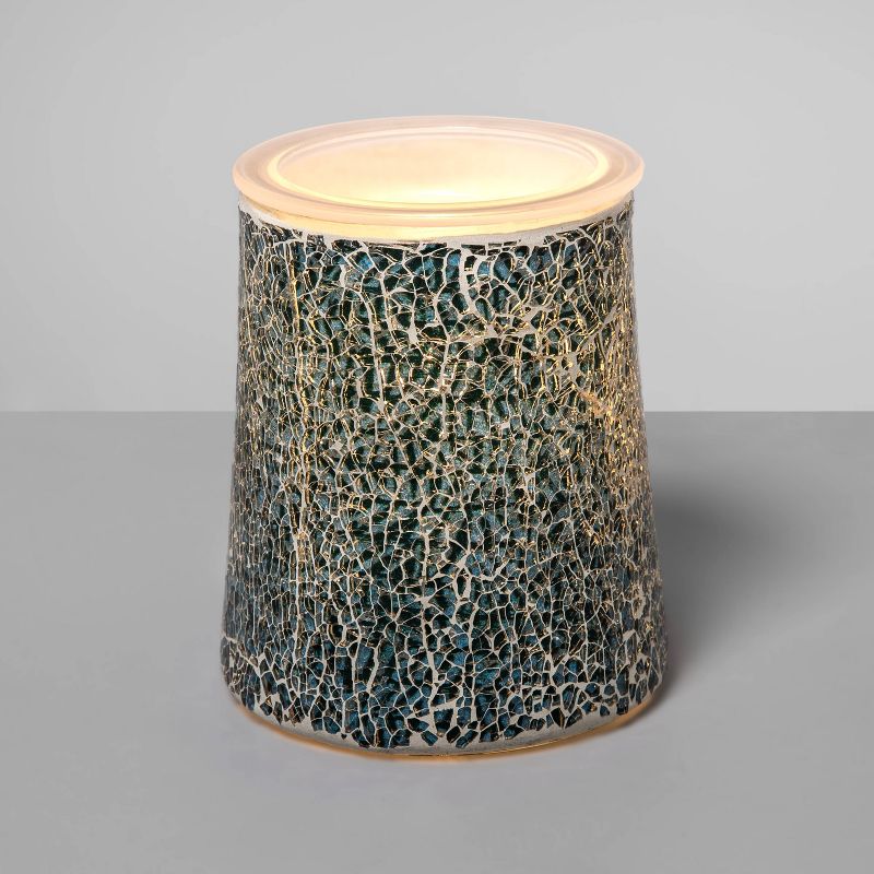6" x 5" Mosaic Tile Electric Scent Warmer Blue - Opalhouse™