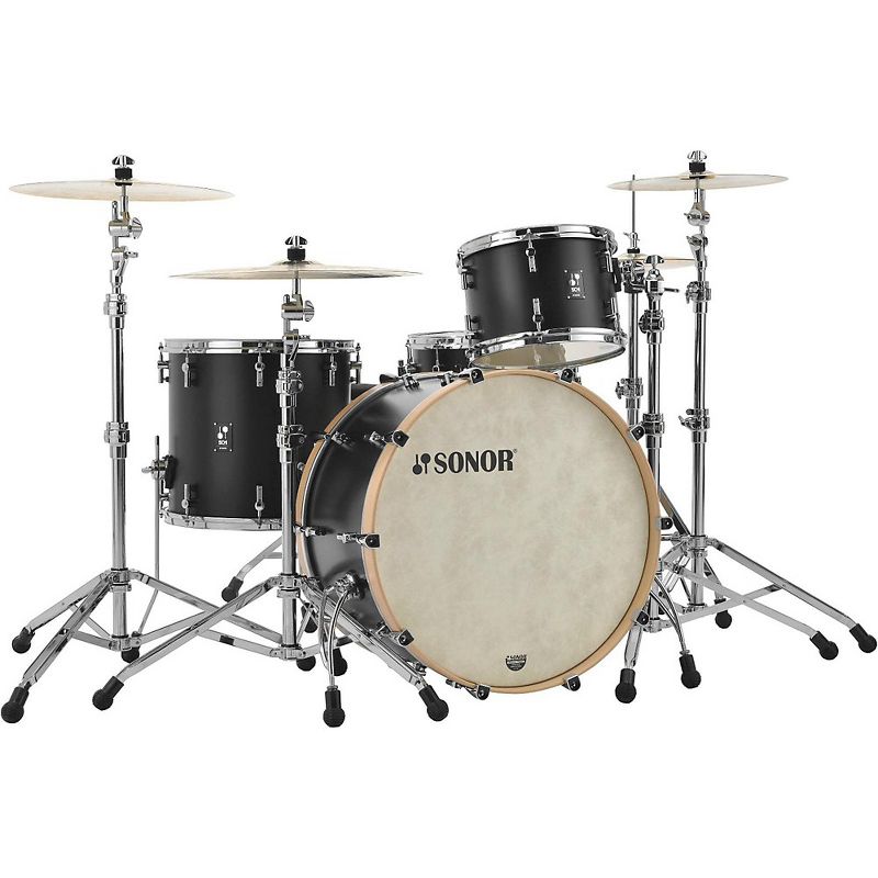 Sonor SONOR SQ1 3-Piece Shell Pack with 24 in. Bass Drum GT Black