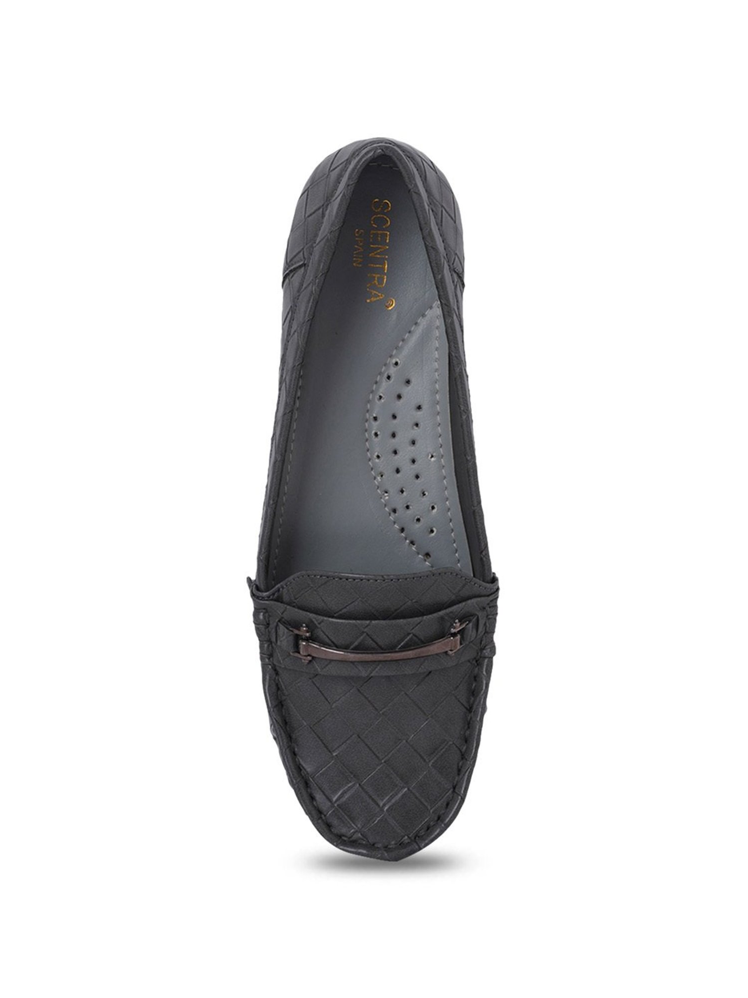 Scentra Women's Grey Casual Loafers