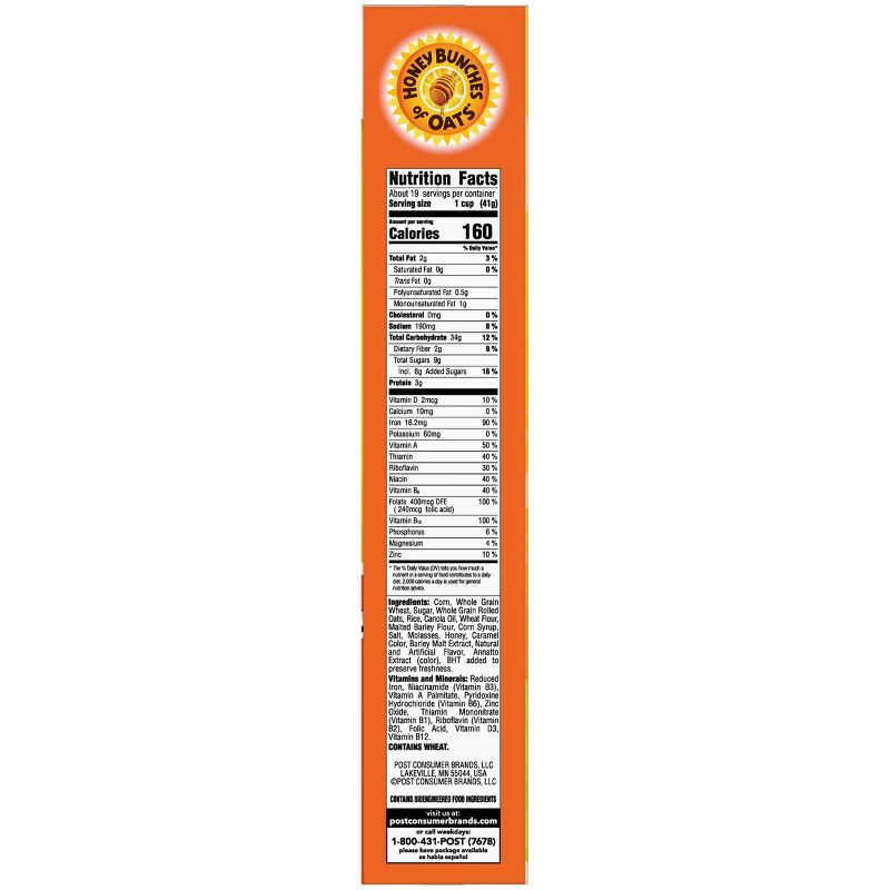 Honey Bunches of Oats Honey Roasted Breakfast Cereal - 28oz - Post