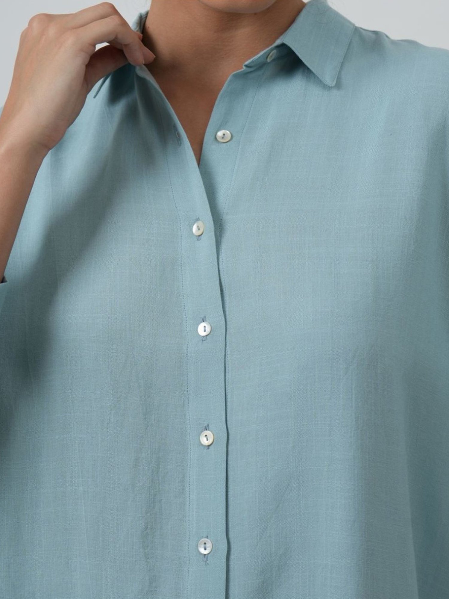 Saltpetre Elegant Blue Co-ord Set in Tencel