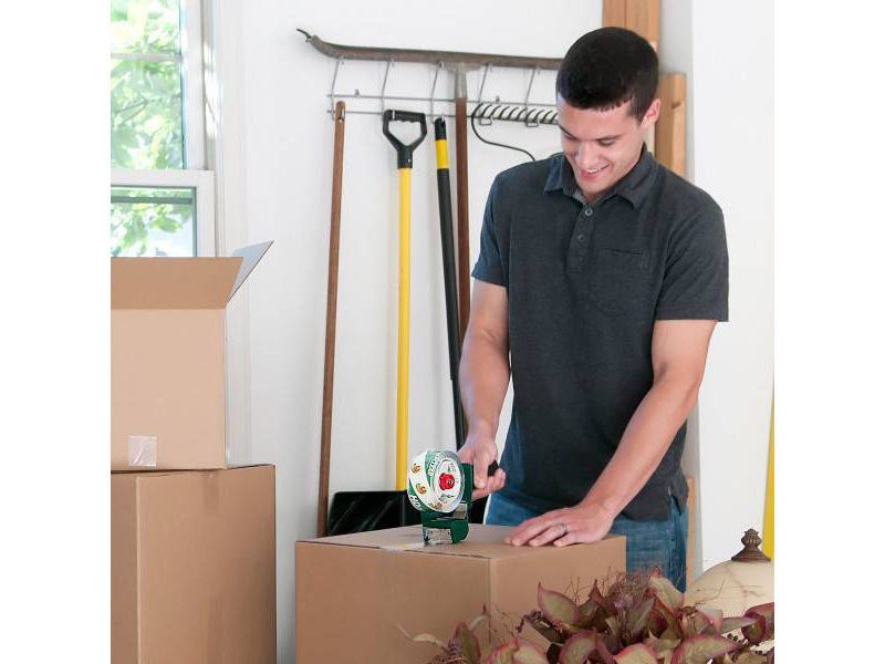 Duck 1.88" x 50yd HD Clear Packaging Tape with Dispenser