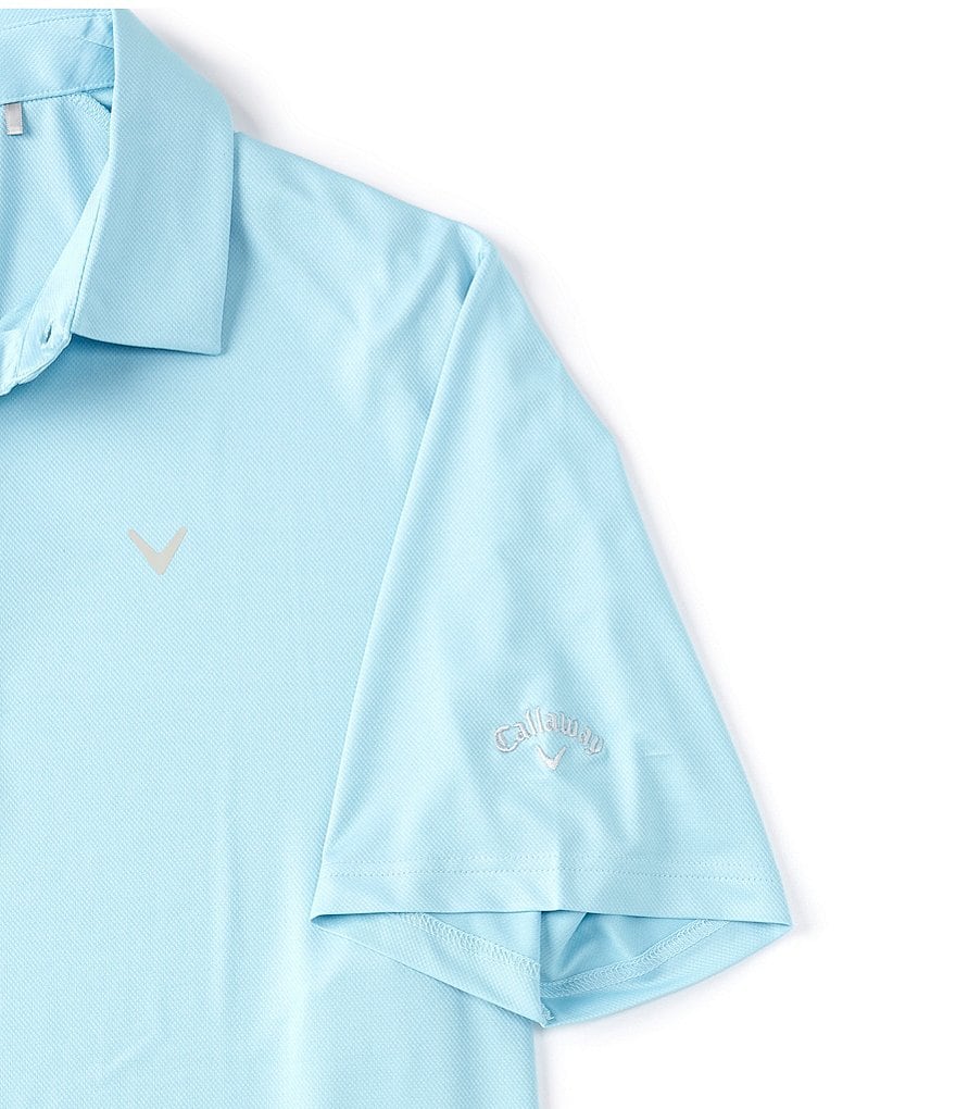 Callaway Golf Big & Tall Solid Swingtech Stretch Short-Sleeve Polo Shirt