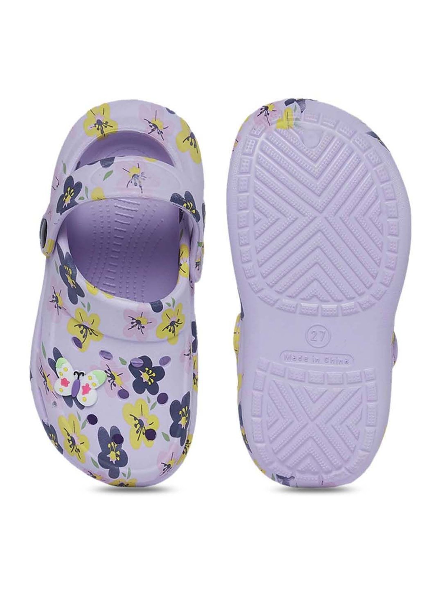 Pantaloons Junior Lilac Back Strap Sandals