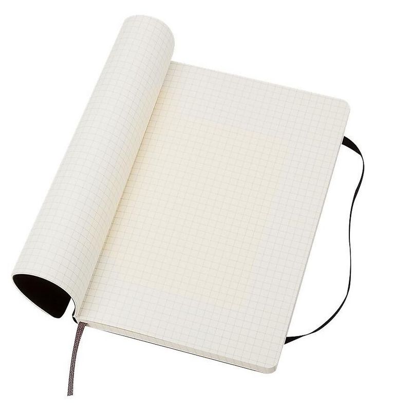 Moleskine Classic Softcover Notebook Ruled 8 1/4 x 5 Black Cover 192 Sheets MSL14