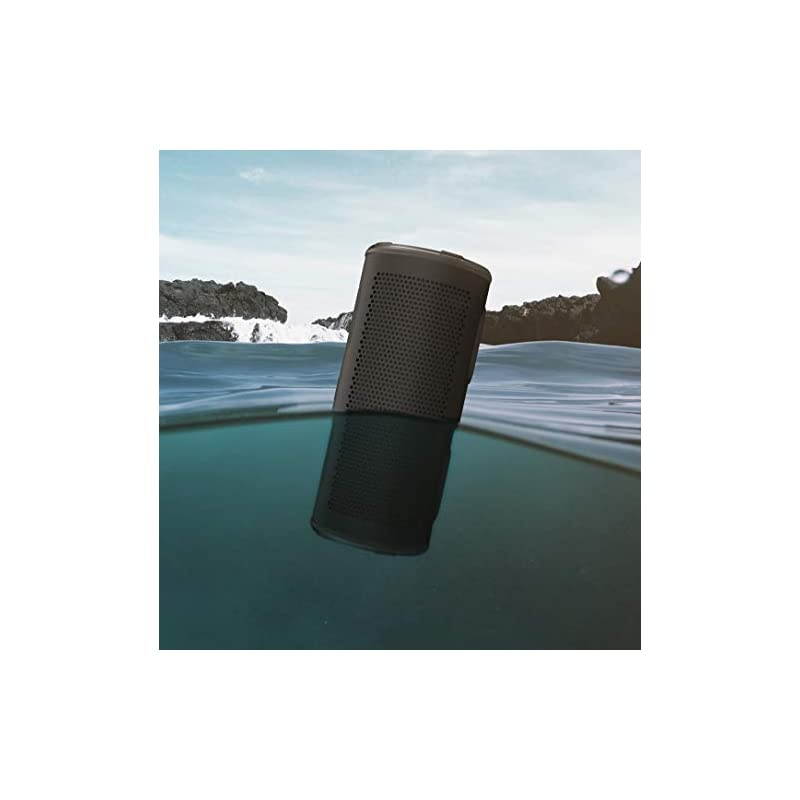 BRV360 Waterproof Portable Speaker Bluetooth Wireless Technology 360 Degree Speaker Black