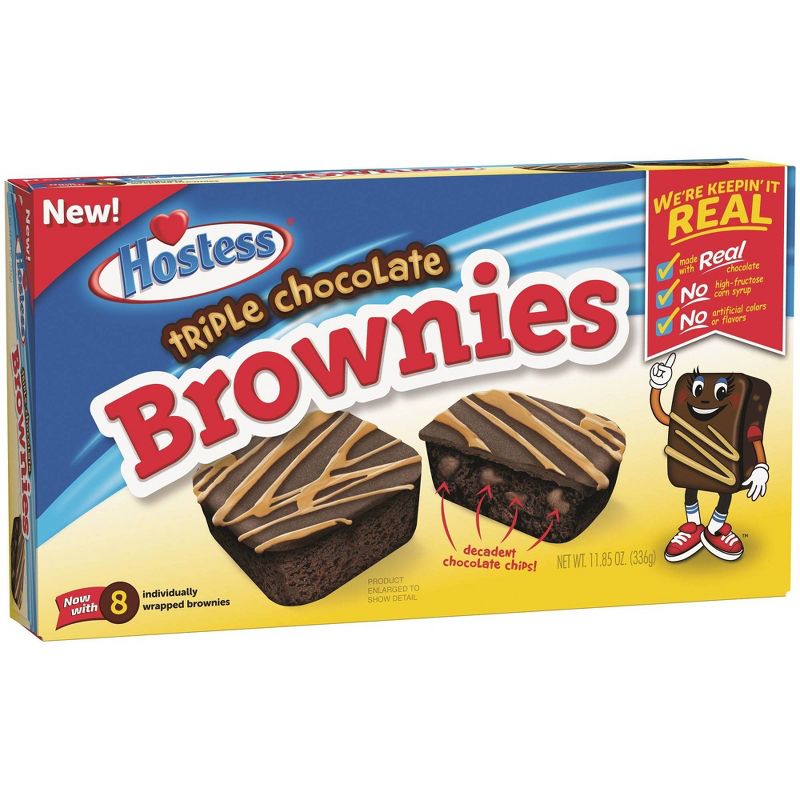 Hostess Triple Chocolate Brownie - 11.8oz