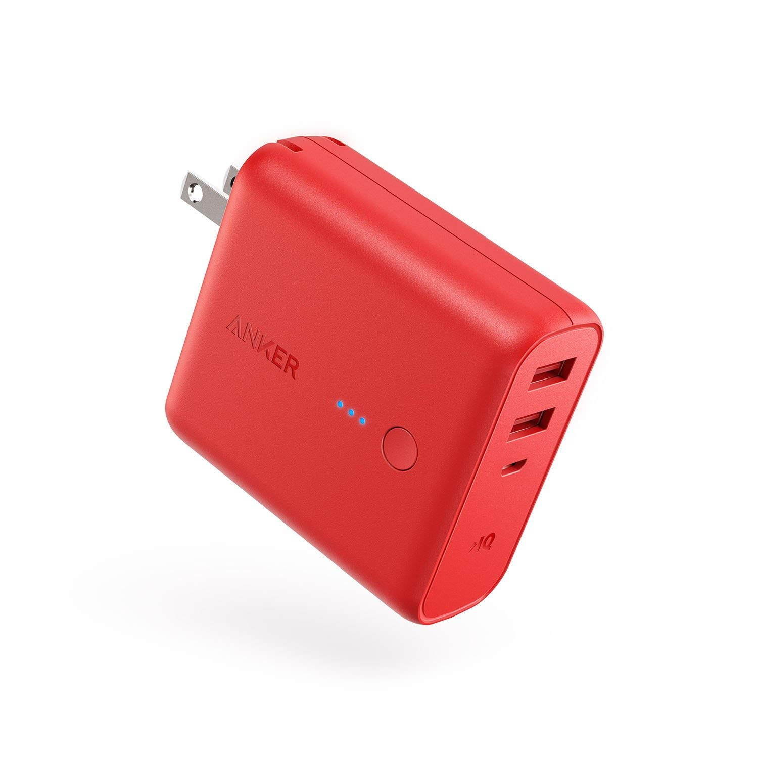 Anker PowerCore Fusion, Portable Charger 5000mAh with Dual USB Wall Charger, Foldable Plug and PowerIQ, Battery Pack for iPhone, iPad, Android, Samsung Galaxy and More