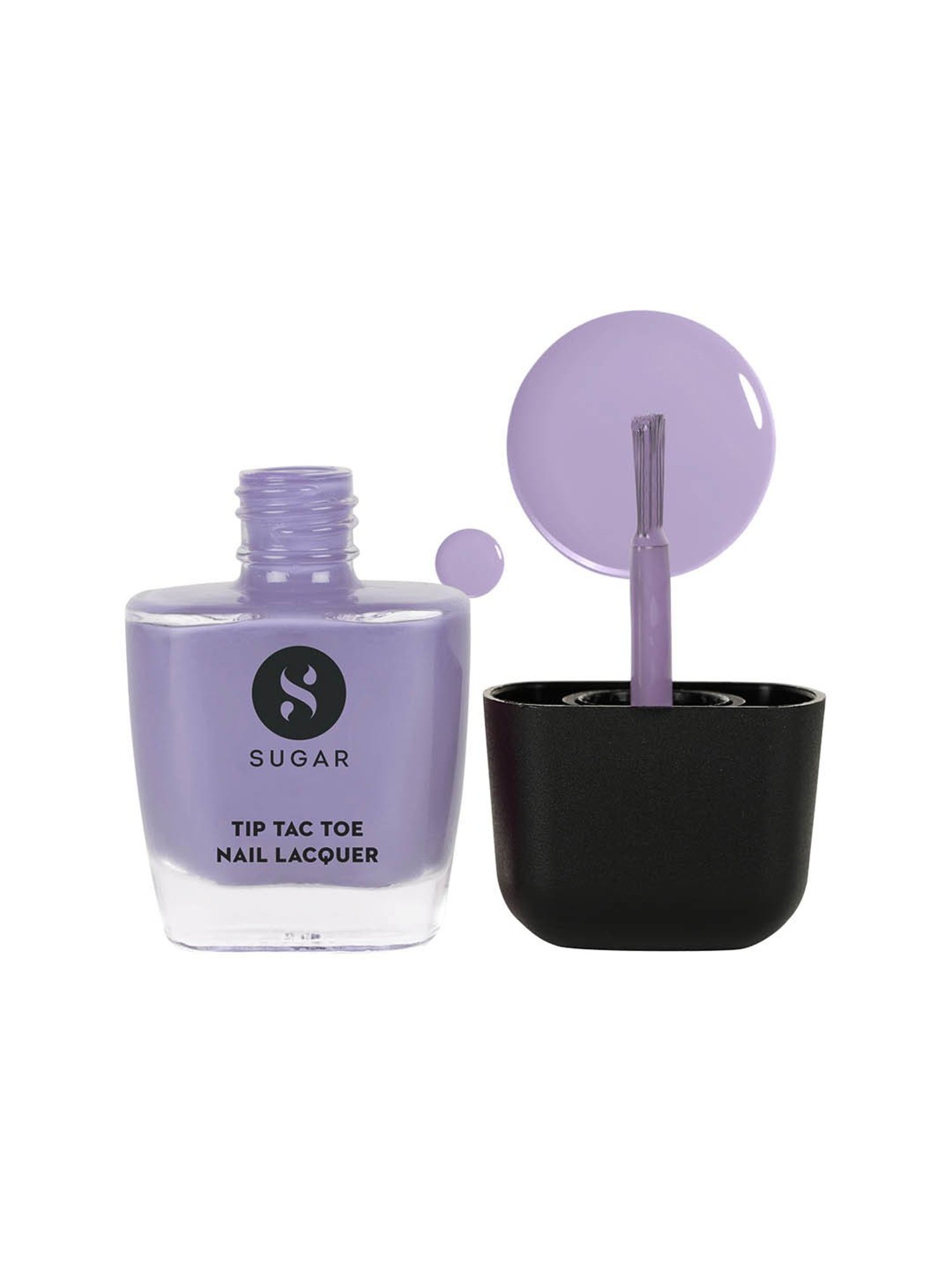 SUGAR Cosmetics Tip Tac Toe Nail Lacquer Classic 11 Lilac Lustre - 9 ml