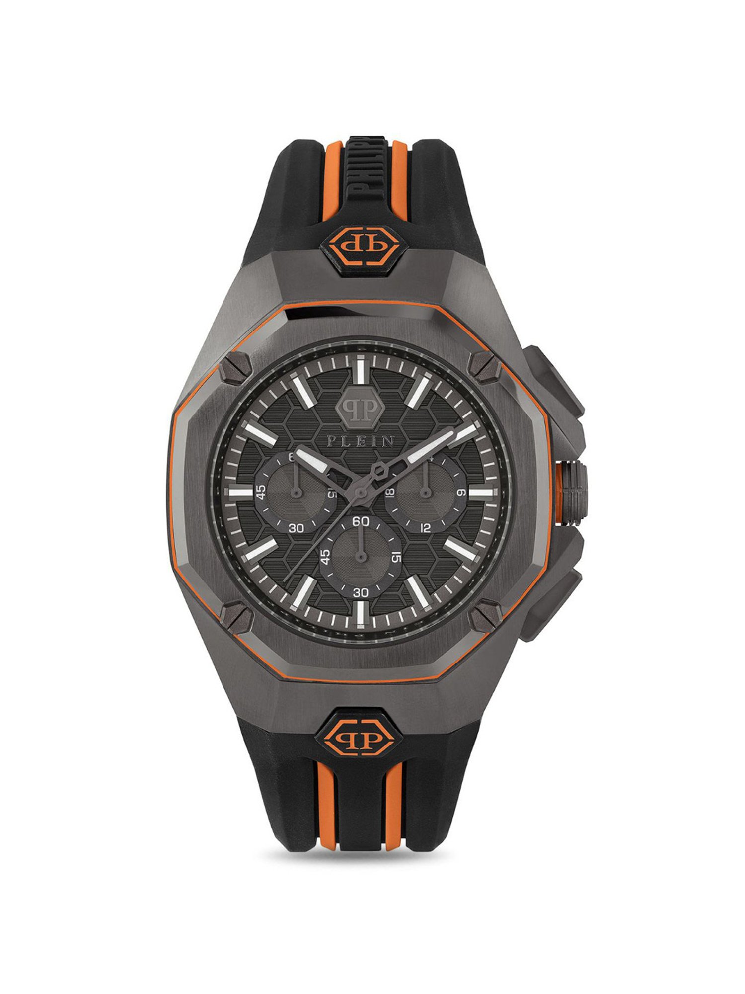 PHILIPP PLEIN Octagon Men Gun Round Dial Analog Watch - PWTBA0523