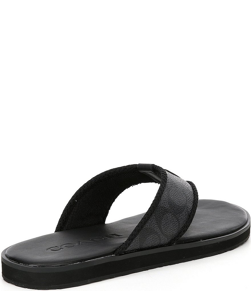COACH Men's Signature Flip-Flops