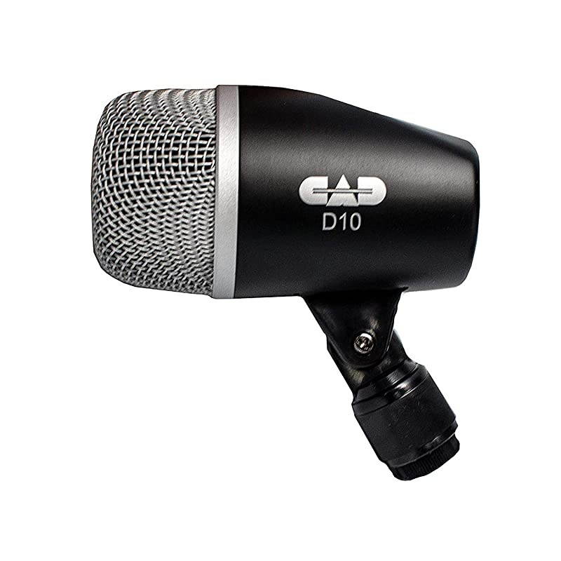 Stage7 Premium 7-Piece Drum Instrument Mic Pack with Vinyl Carrying Case + 7 On Stage Microphones Cables, 20 Feet