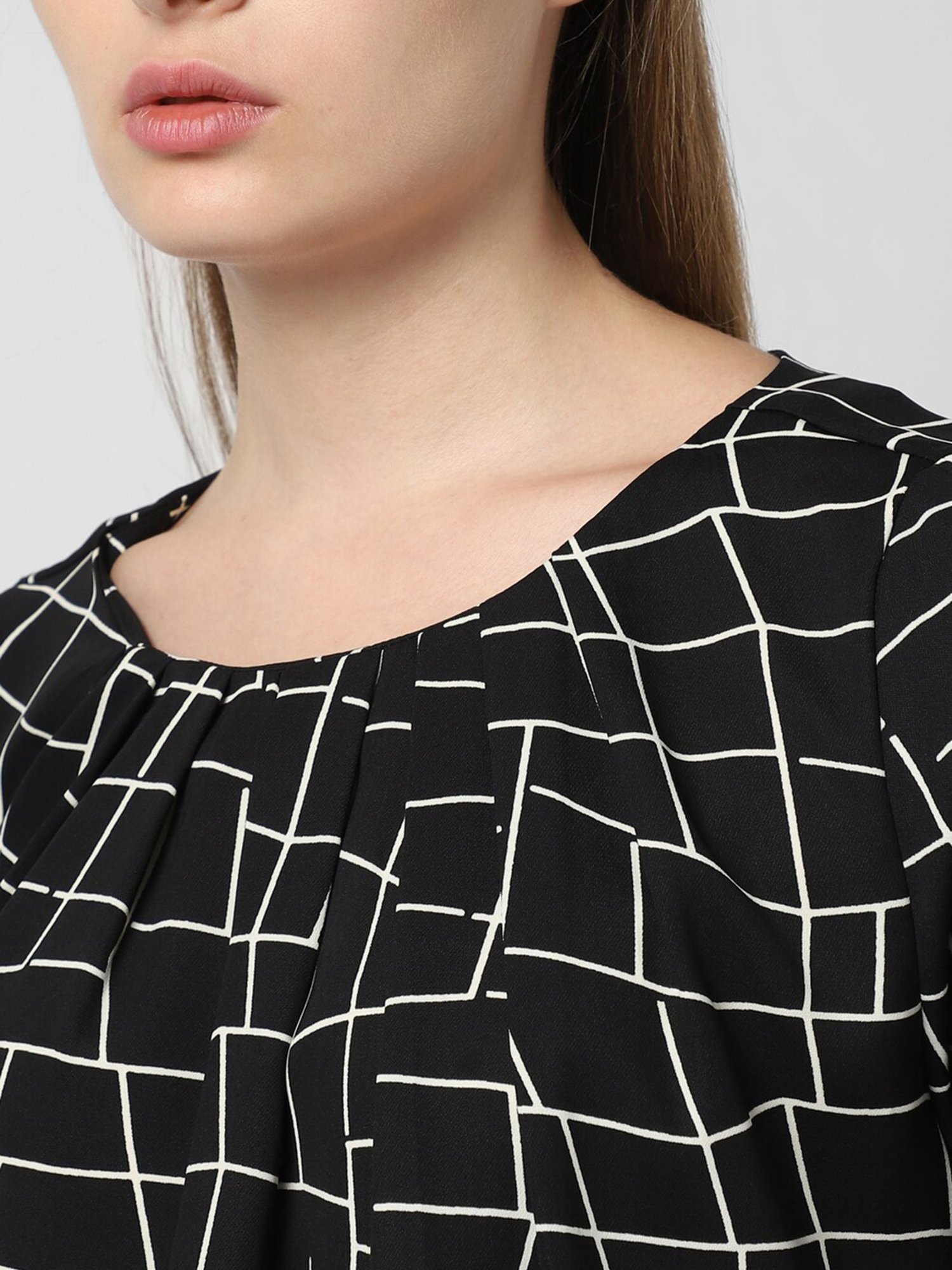 Van Heusen Black Printed Top