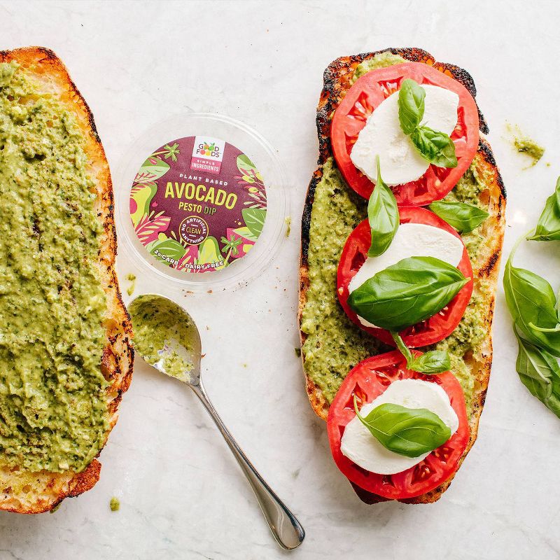 Good Foods Plant Based Avocado Pesto Dip - 8oz