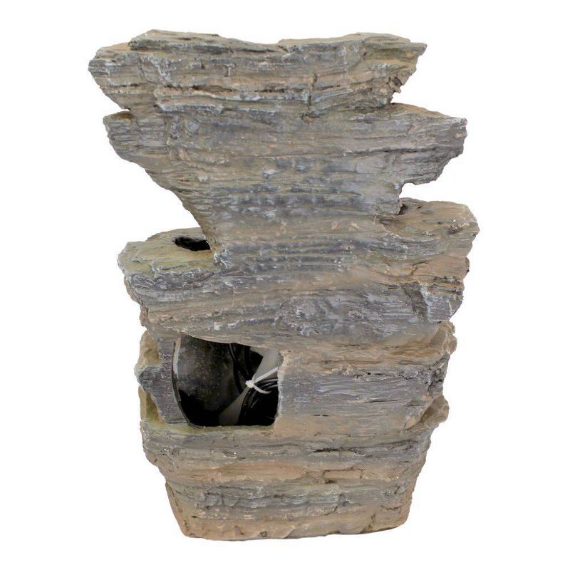 Devil's Thumb Falls Illuminated Garden Fountain - Acorn Hollow