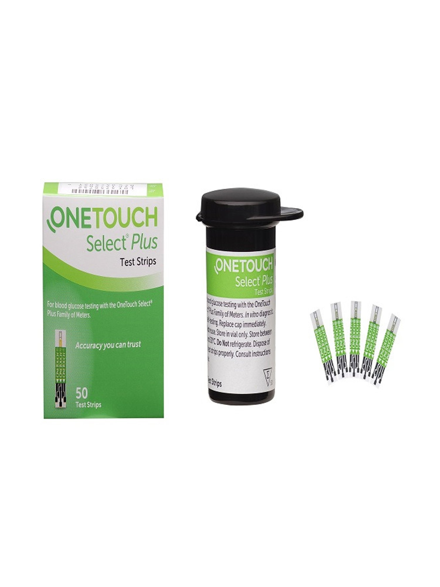 OneTouch Select Plus Test Strips - Pack of 50