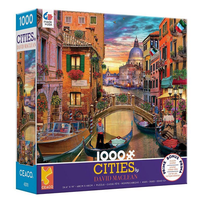 Ceaco Picturesque: Venice Cities Jigsaw Puzzle - 1000pc