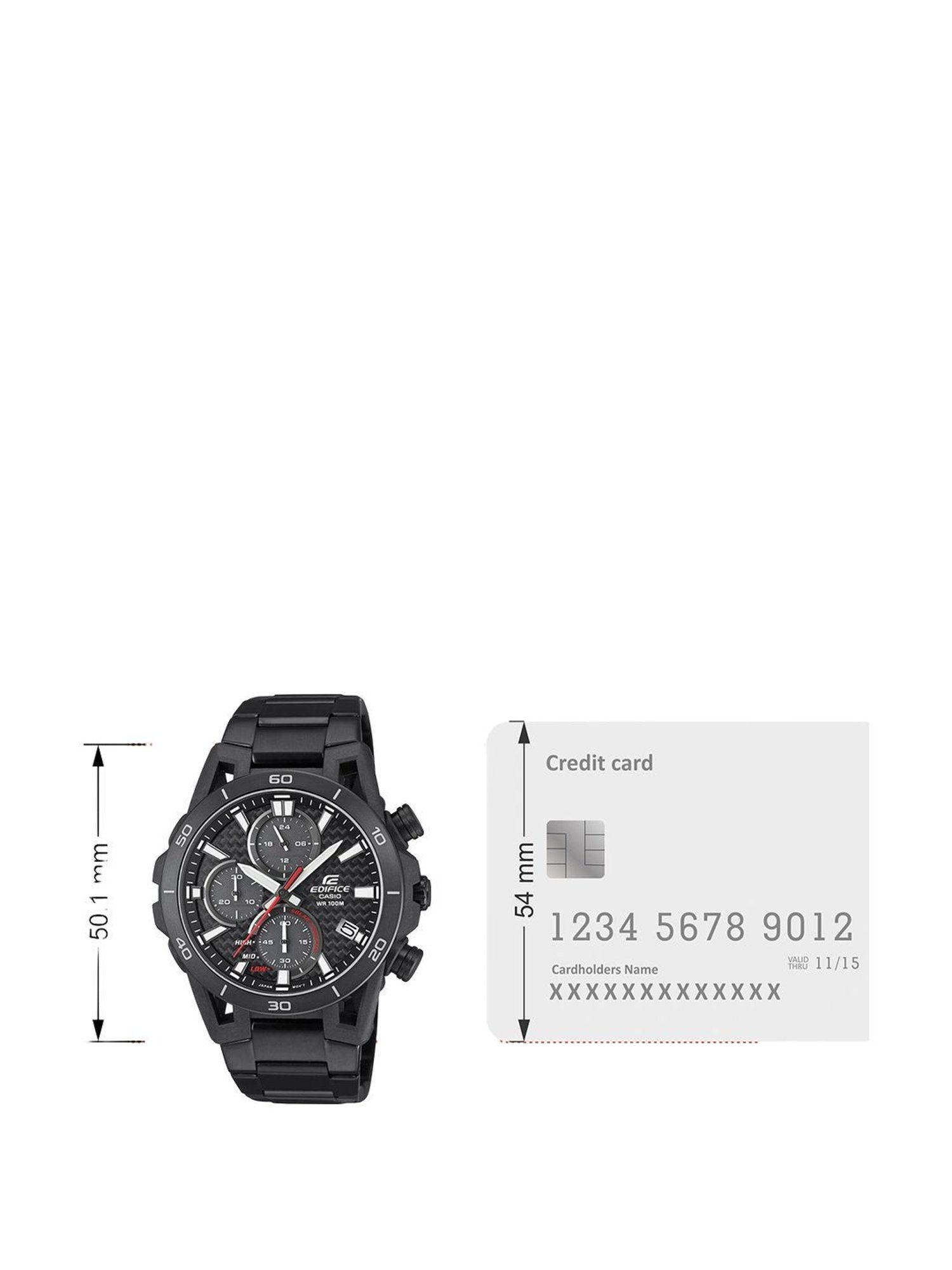 Casio EQS-960DC-1AVUDF Edifice Analog Watch for Men