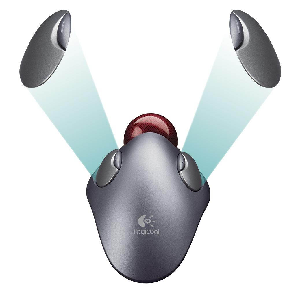 New - Logitech Trackman Marble Mouse, Four-Button, Programmable, Sensor Resolution: 300 ,Supported Windows Vista/ 7/8 /10, Mac OS X 10.5 or later, Chrome OS ,Fingertip-based control helps reduce hand