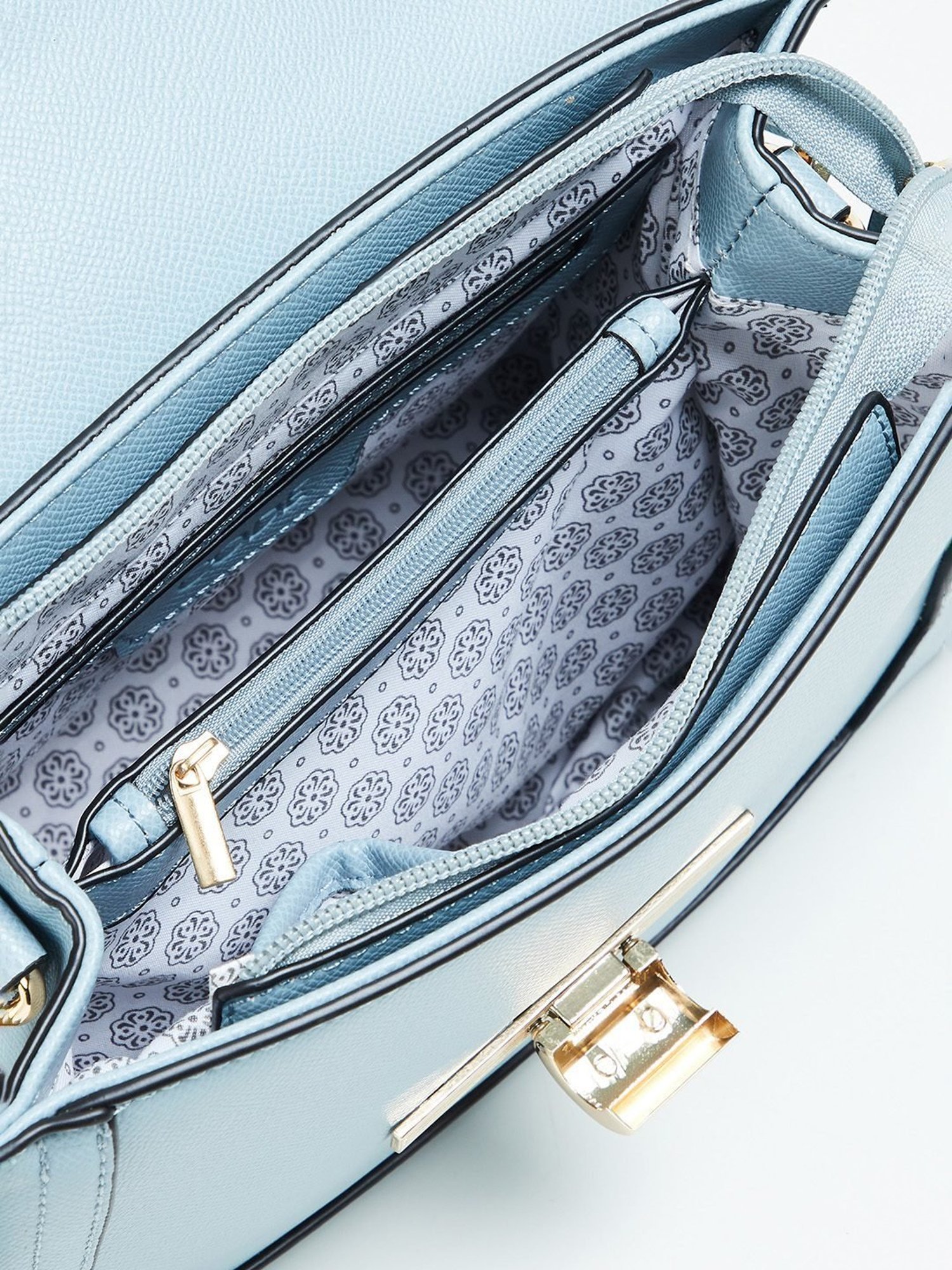 Tohl Avon Black Solid Medium Handbag