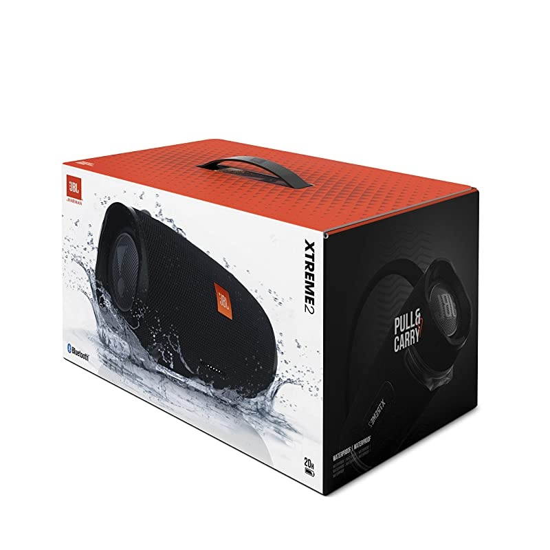 Xtreme 2, Waterproof Portable Bluetooth Speaker, Black