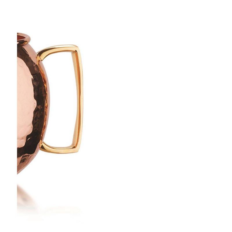Old Dutch 32oz 4pk Copper Hammered Globe Moscow Mule Mugs