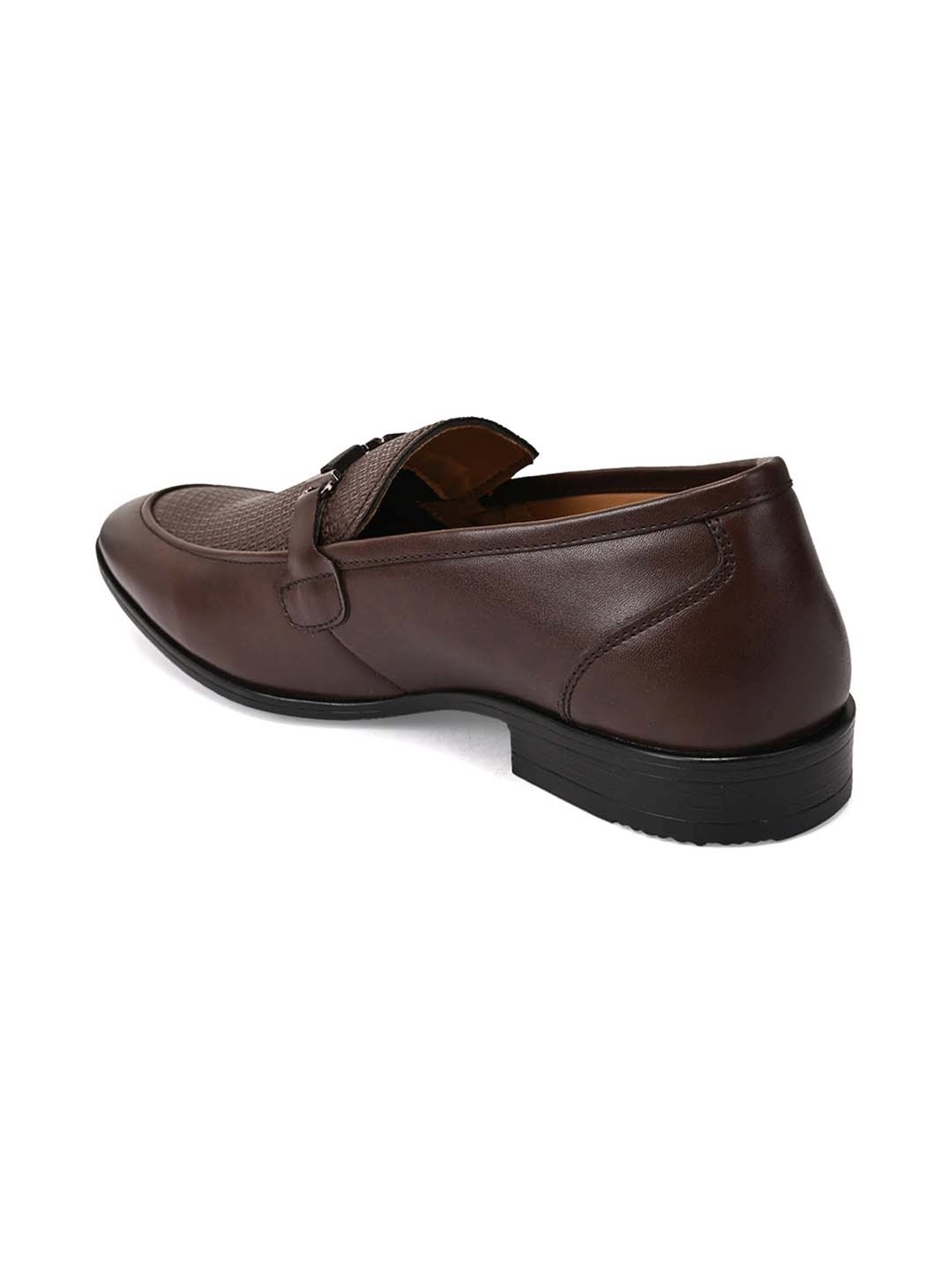Apsis Men's Brown Formal Loafers