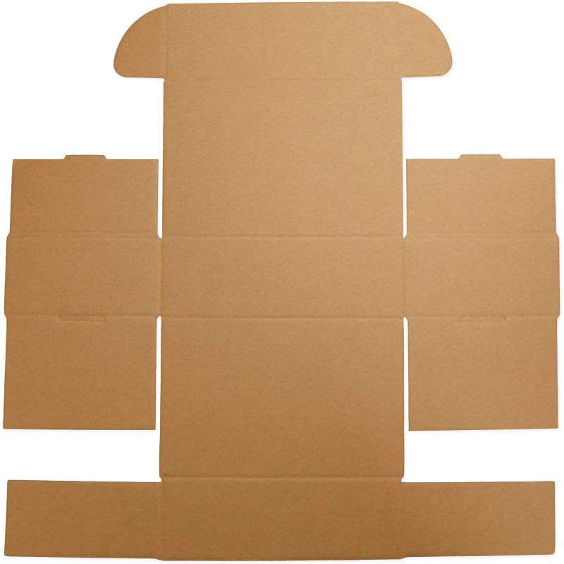 Stockroom Plus 50-Pack White Kraft Corrugated Mailer, Small Shipping Boxes Mailing Box (3 x 9 x 6 in)