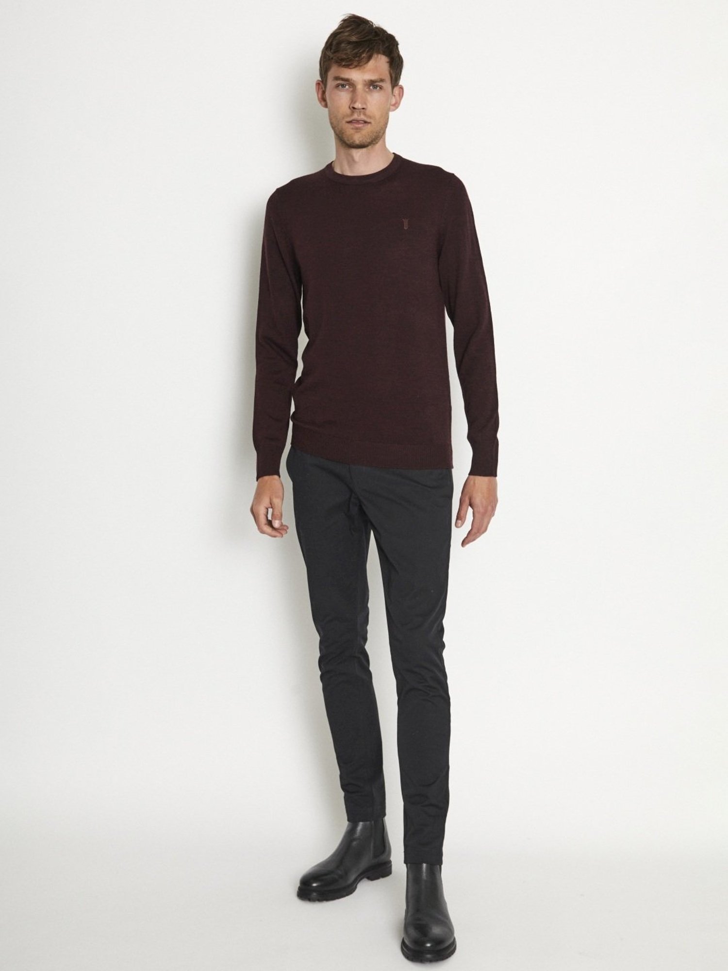 Bruun & Stengade Red Regular Fit Sweater