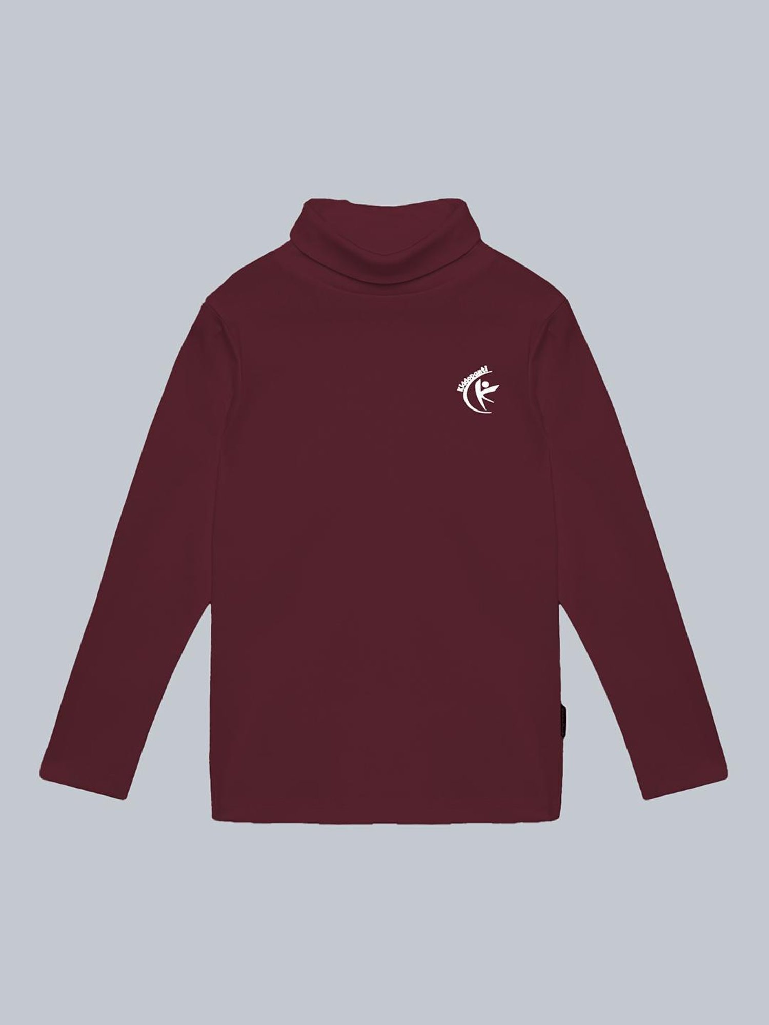 Kiddopanti Unisex Wine & White Solid Full Sleeves T-Shirt (Pack Of 2)