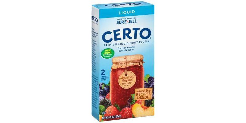 Certo Fruit Pectin Liquid - 6oz