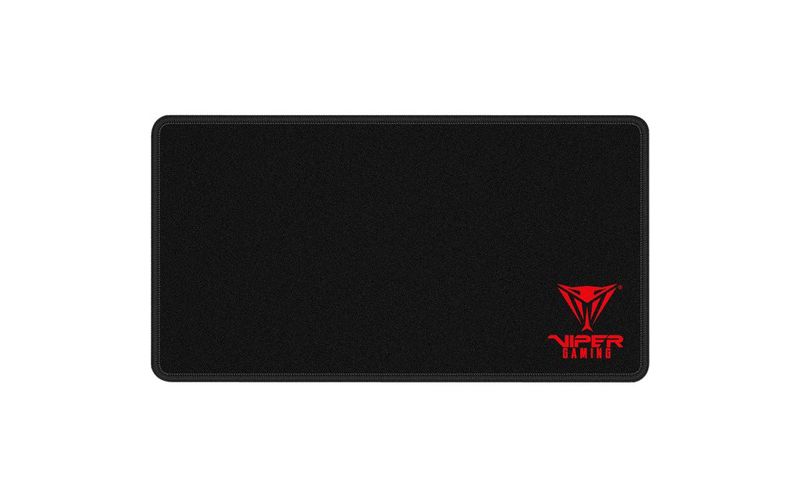 Patriot Memory Viper Gaming Mouse Pad Supersize - 0.1" x 17.7" x 12.6" Dimension - Black - Polyester, Natural Rubber, Fabric