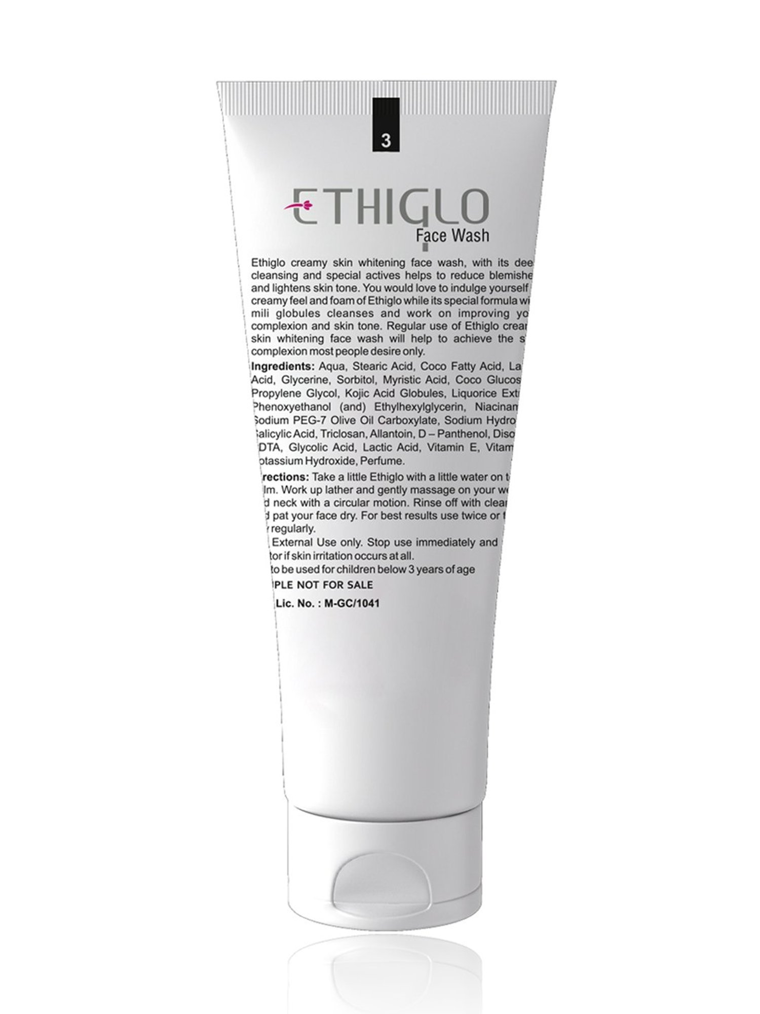 Ethiglo Skin Whitening Face Wash - 200 ml