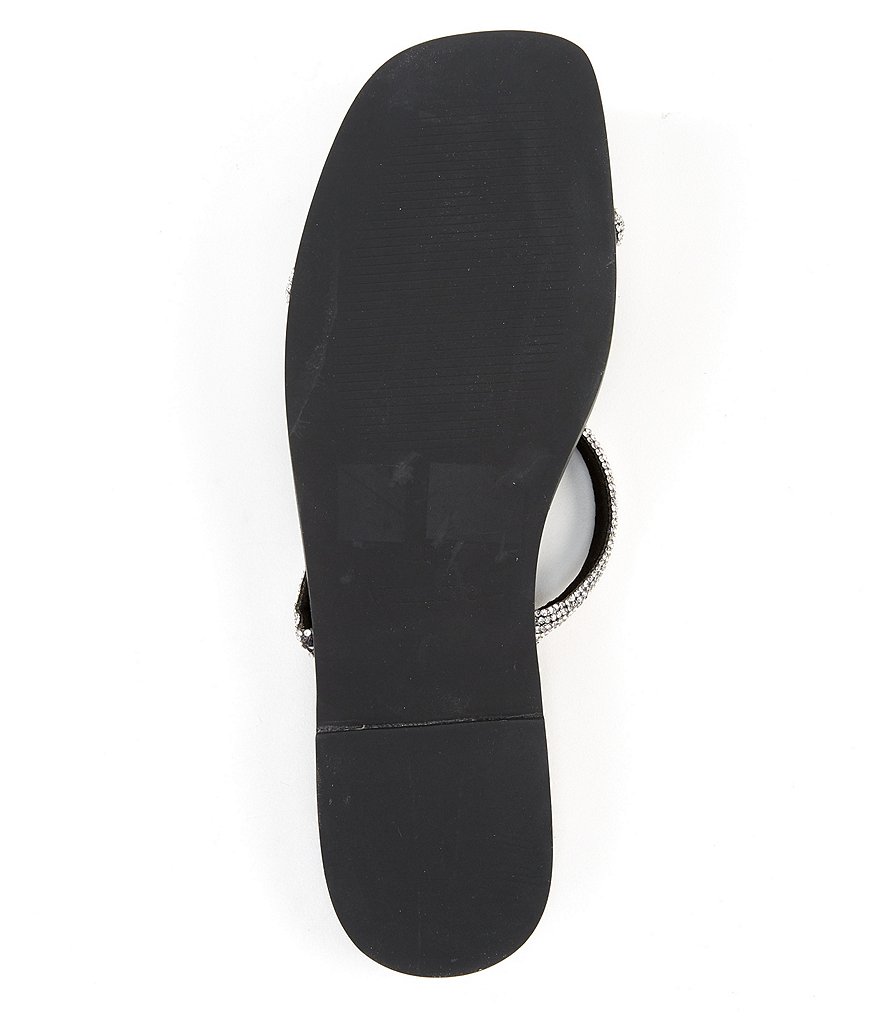 Carvela Kelly Rhinestone Embellished Banded Flat Sandals