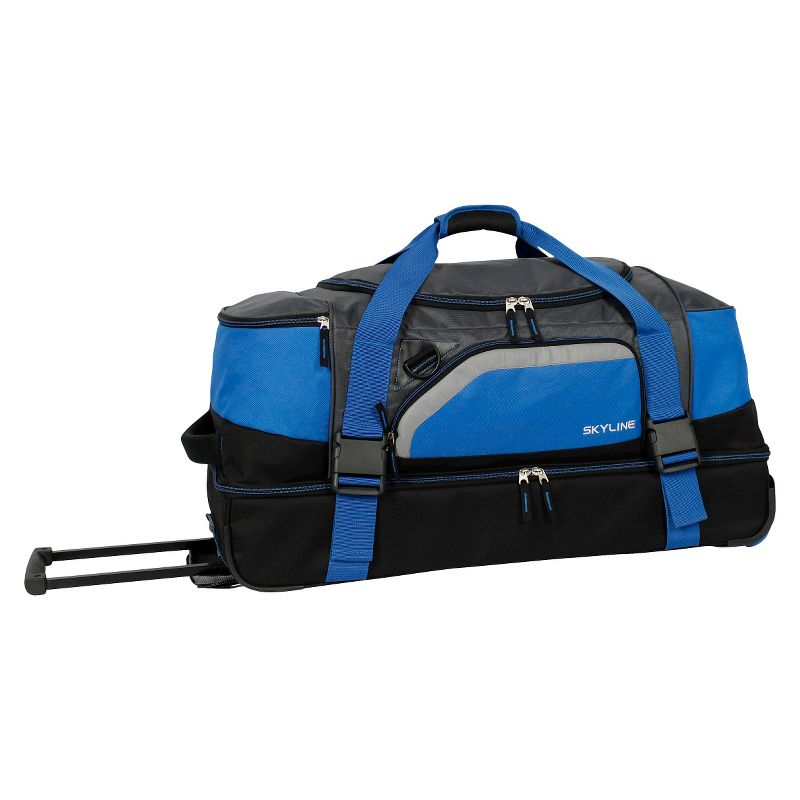 Skyline 30" Drop Bottom Duffel Bag - Blue