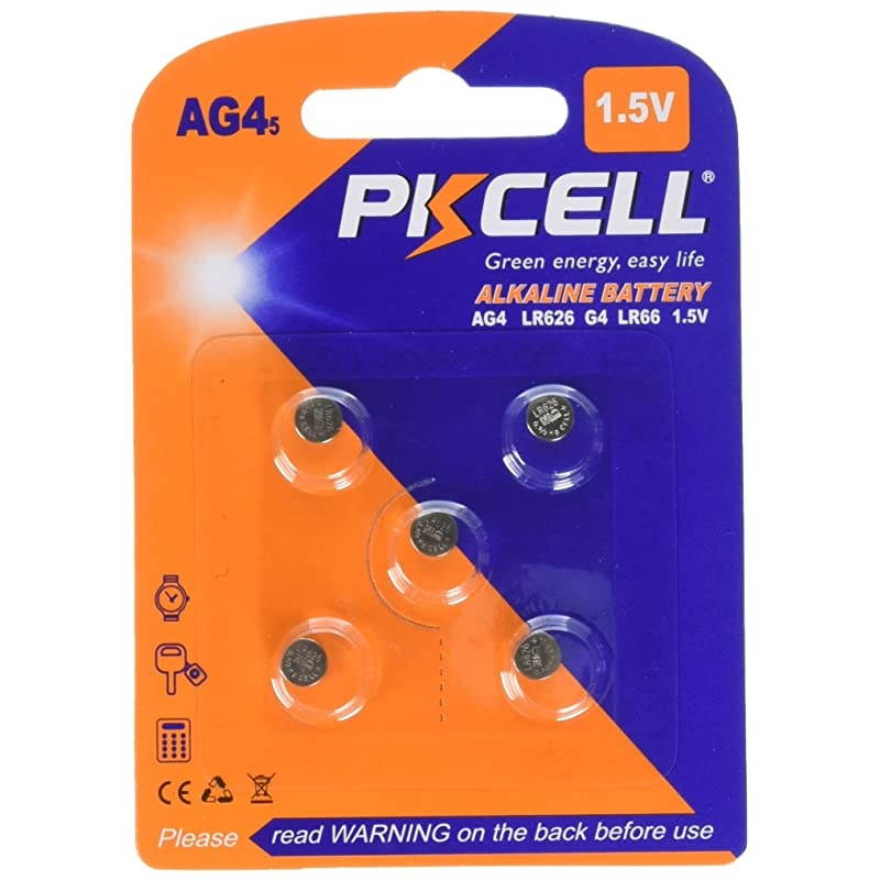 Batteries LR66 LR626 AG4 377 376 15V Button Cell for thermometers 5pcs