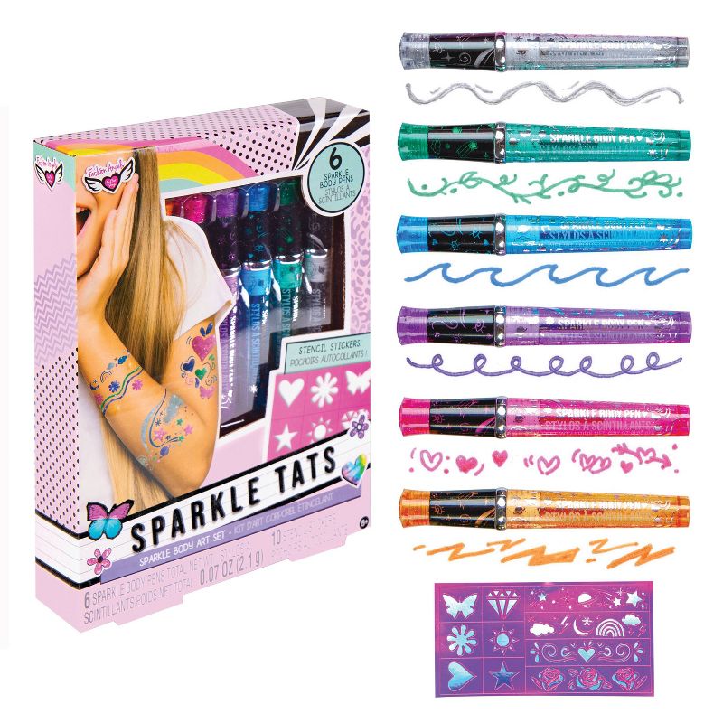 Fashion Angels Sparkle Tats Body Art Set