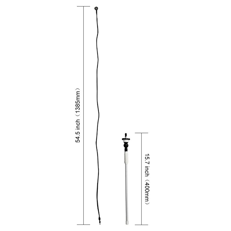 Waterproof Marine Radio Antenna Rubber Duck Dipole Flexible Mast FM AM Antenna for Boat Car ATV UTV RZR SPA