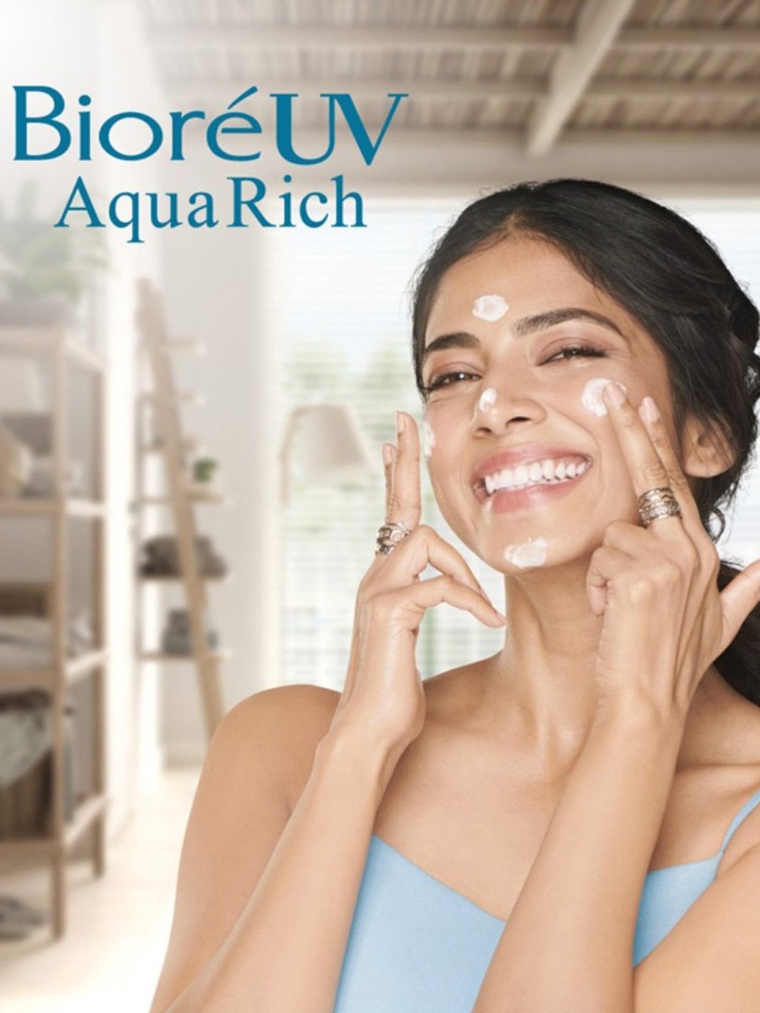 Biore UV Aqua Rich Watery Essence Sunscreen SPF 50+ Pa++++ - Pack of 2