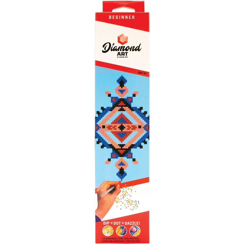 Leisure Arts Diamond Art Beginner Kit 8"X8"-Tribe