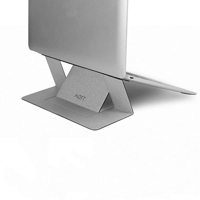 Invisible Slim Laptop Stand Adhesive and Reusable Adjustable Perfect Viewing Angles Compatible with Laptops Up to 156